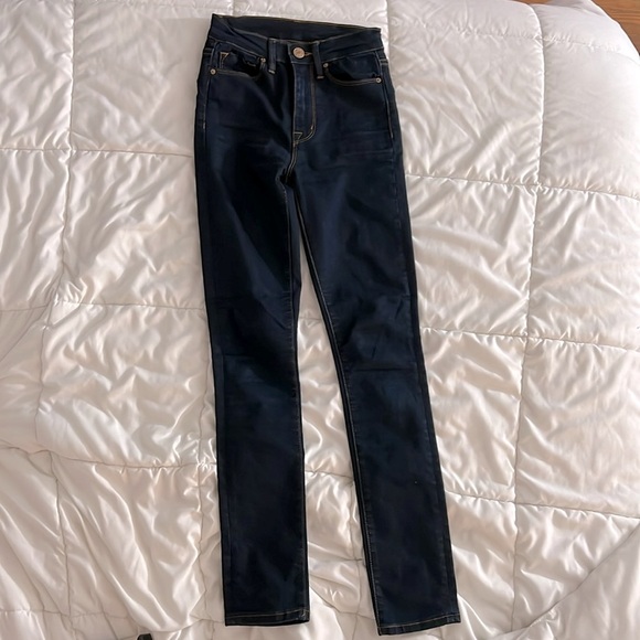 BDG 24W Twig High Rise Dark Blue Skinny Jean - Picture 2 of 5